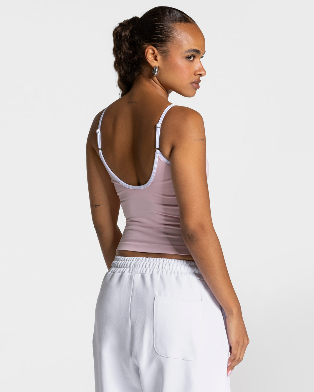 Contrastline Cami Top ‘Pink’