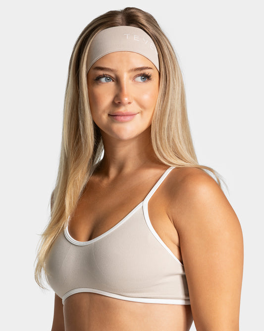 Contrastline Headband ‘Cream’