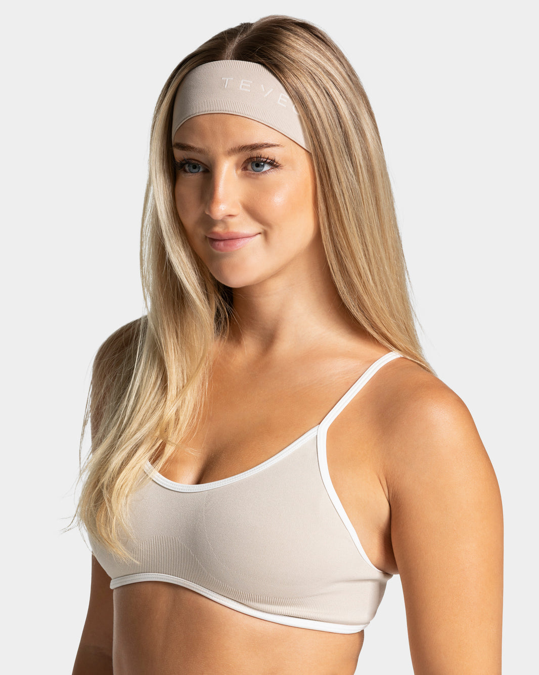 Contrastline Headband ‘Cream’