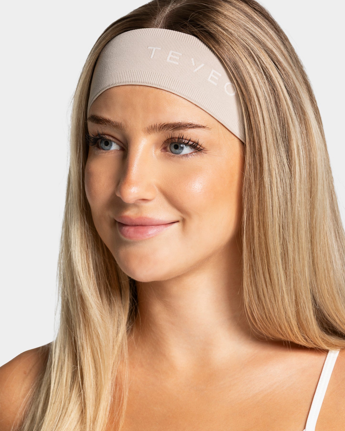 Fascia per capelli Contrastline "Crema"