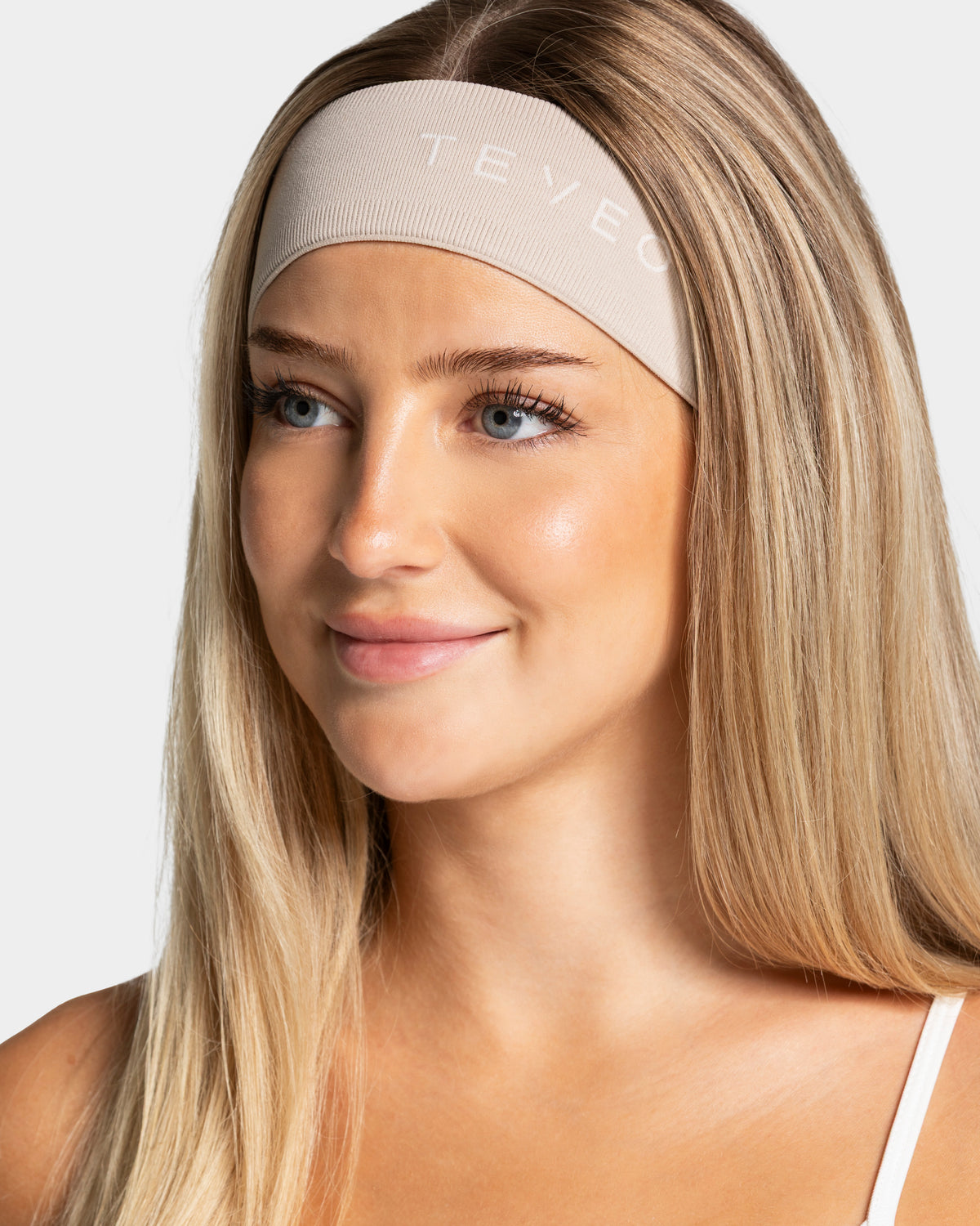 Fascia per capelli Contrastline "Crema"