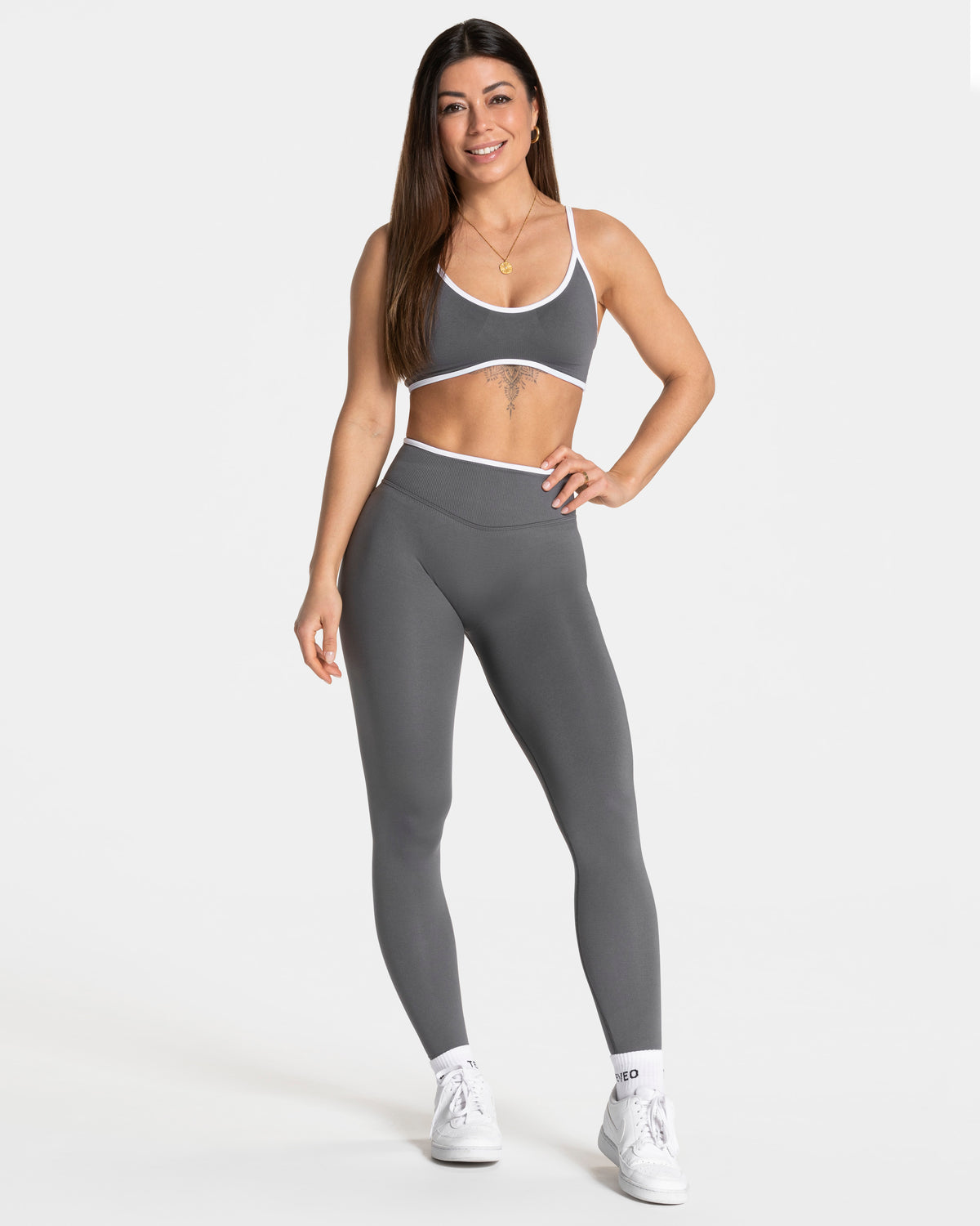 Contrastline Bra ‘Graphite’