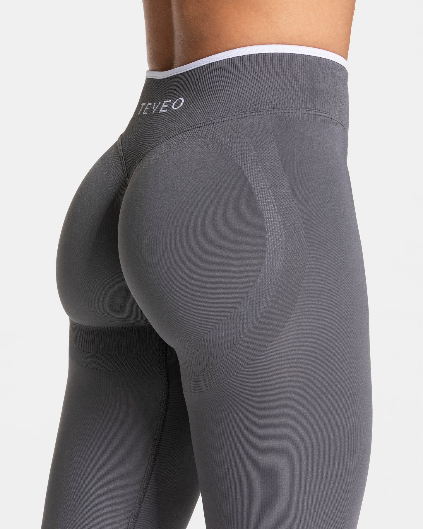 Leggings Contrastline Sculpt Scrunch «grafito»