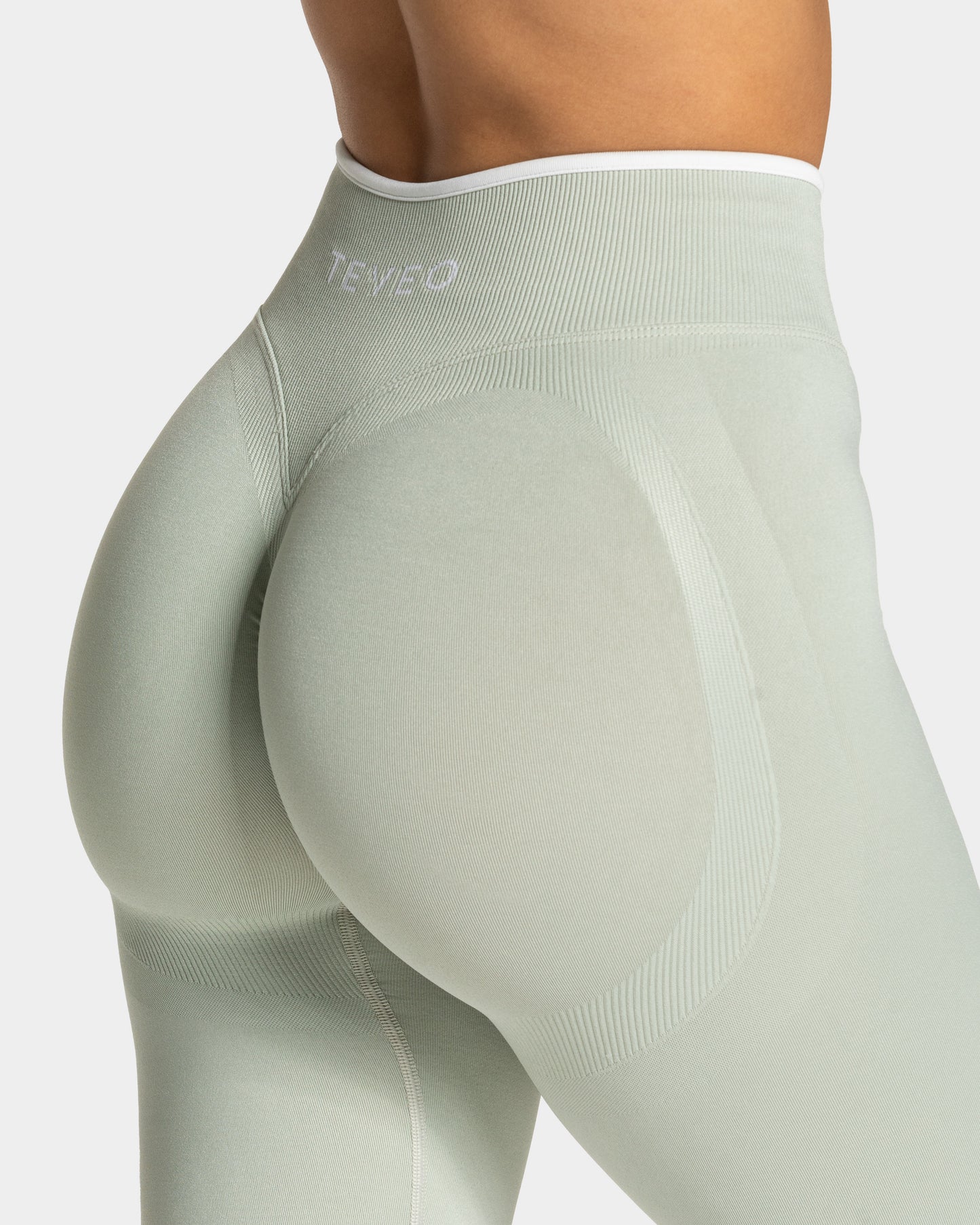 Leggings Sculpt Scrunch Contrastline "Pistacchio"
