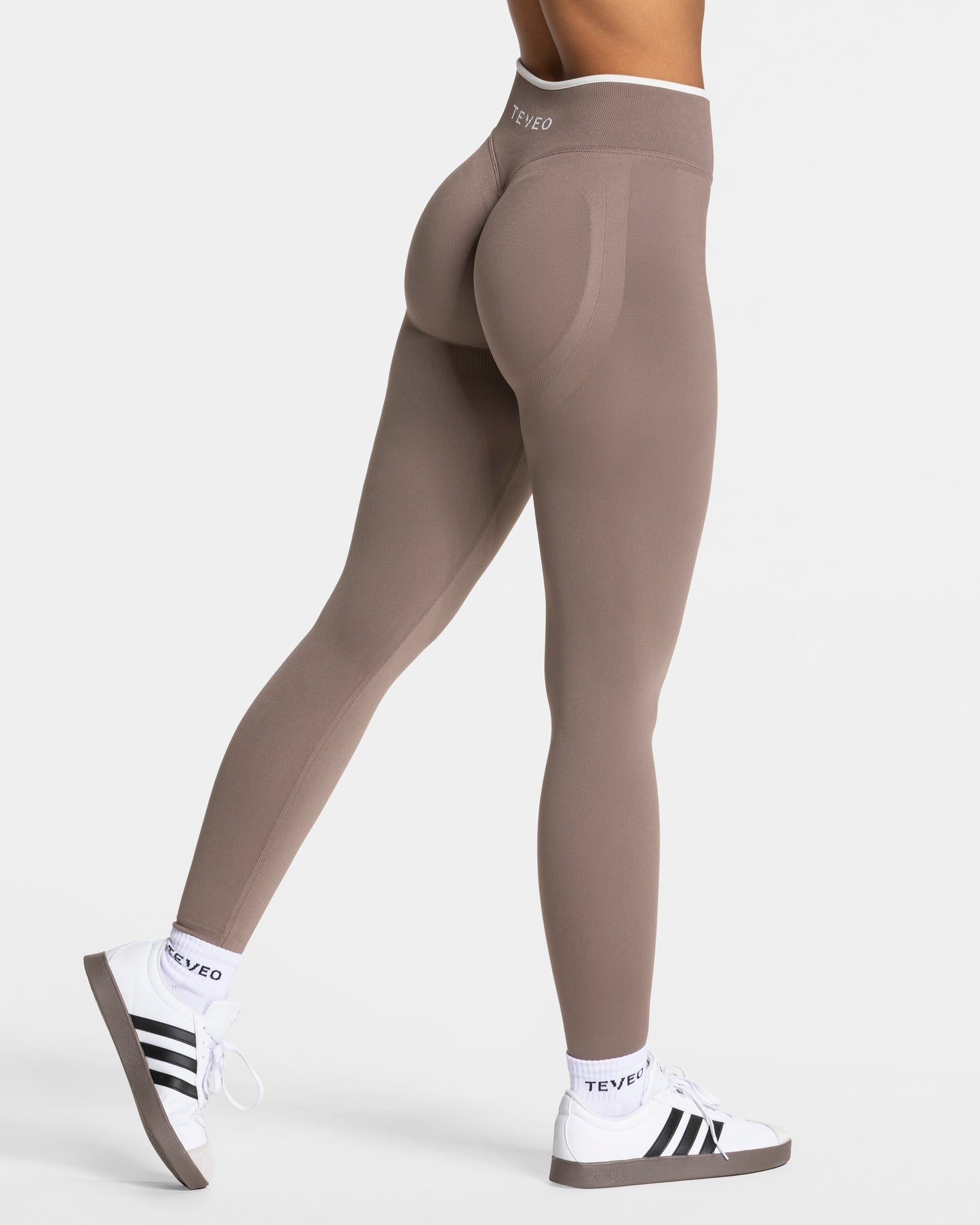 Leggings Sculpt Scrunch Contrastline "Moca"
