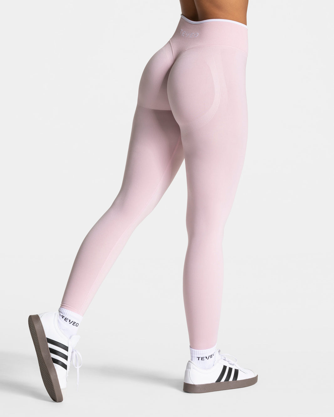 Contrastline Sculpt Scrunch Leggings ‘Pink’