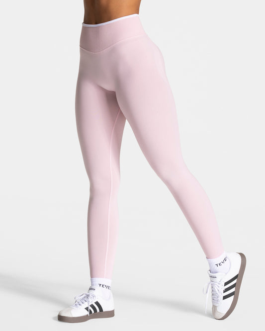 Leggings Contrastline Sculpt Scrunch «rosado»