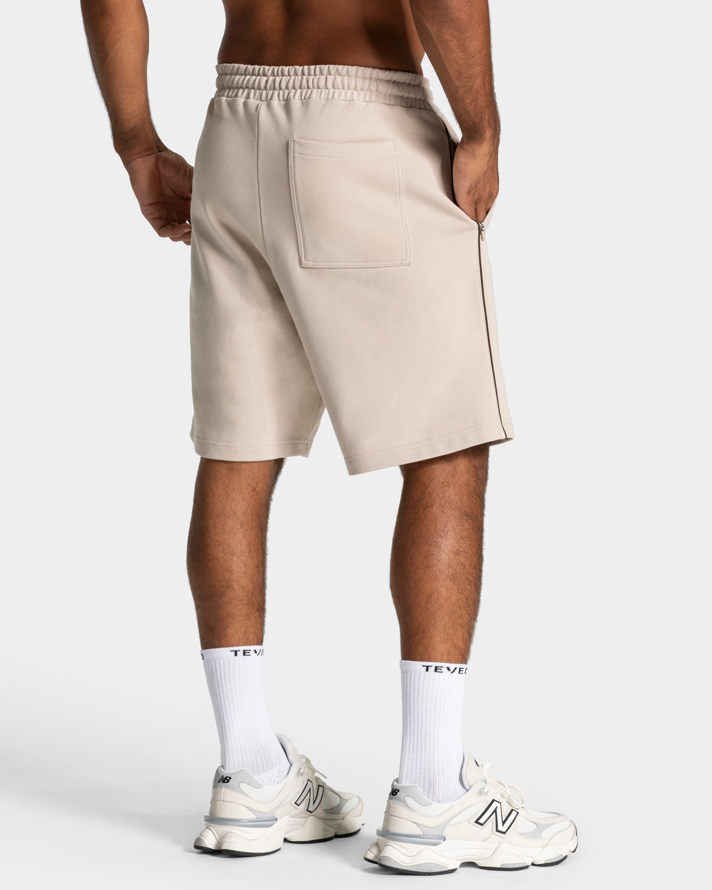 Shorts Contrastline «crema»
