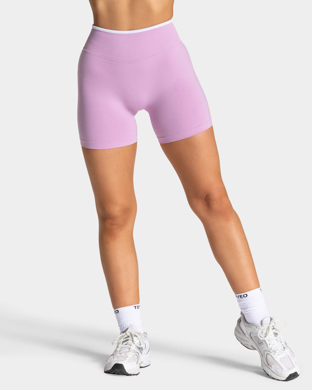 Contrastline Sculpt Scrunch Shorts ‘Orchid’