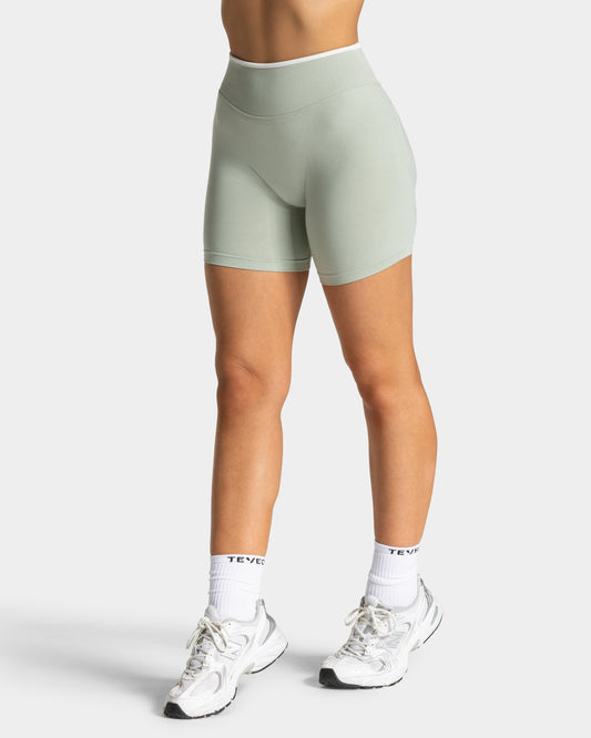 Shorts Sculpt Scrunch Contrastline "Pistacchio"
