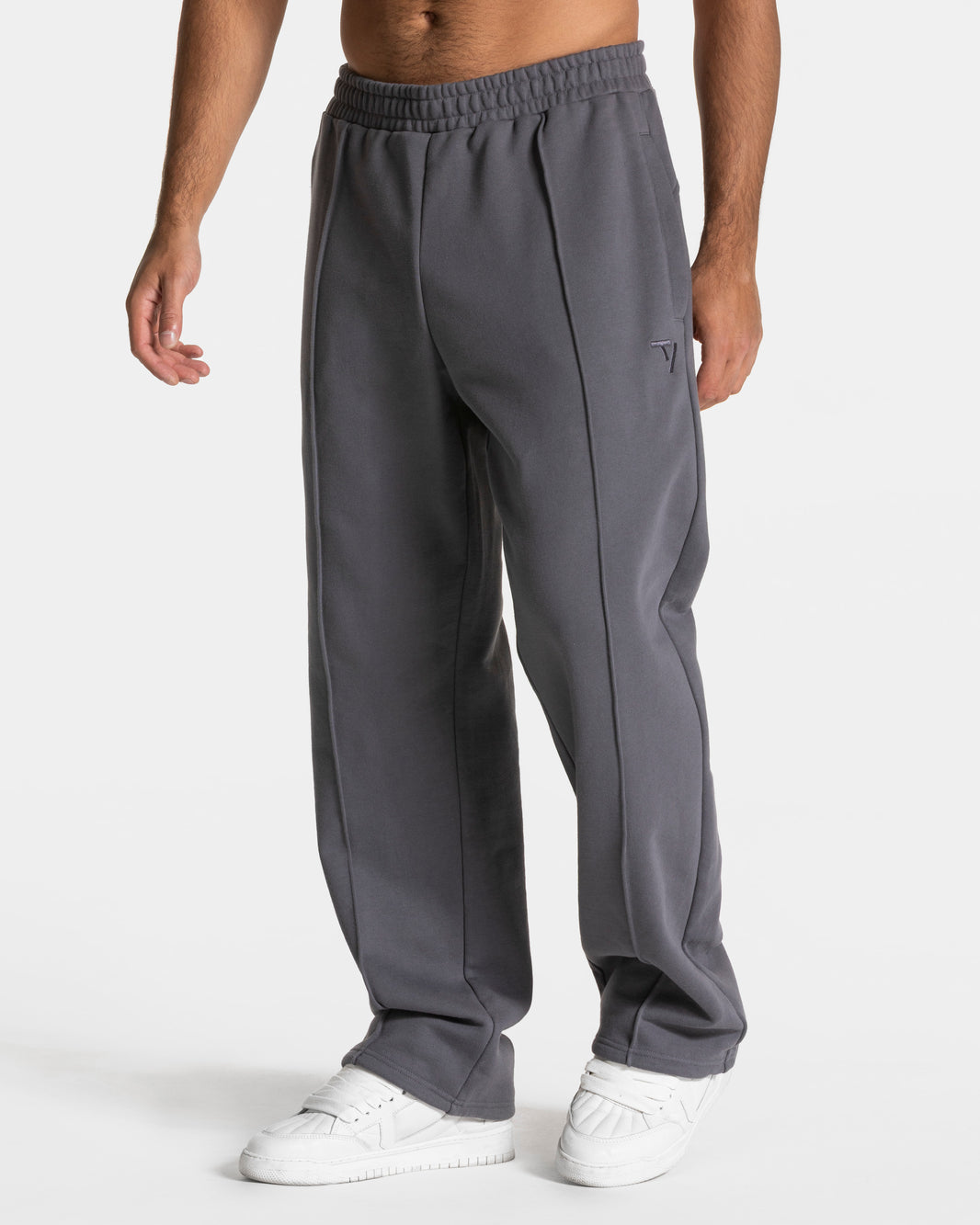 Contrastline Straight Leg Joggers ‘Graphite’
