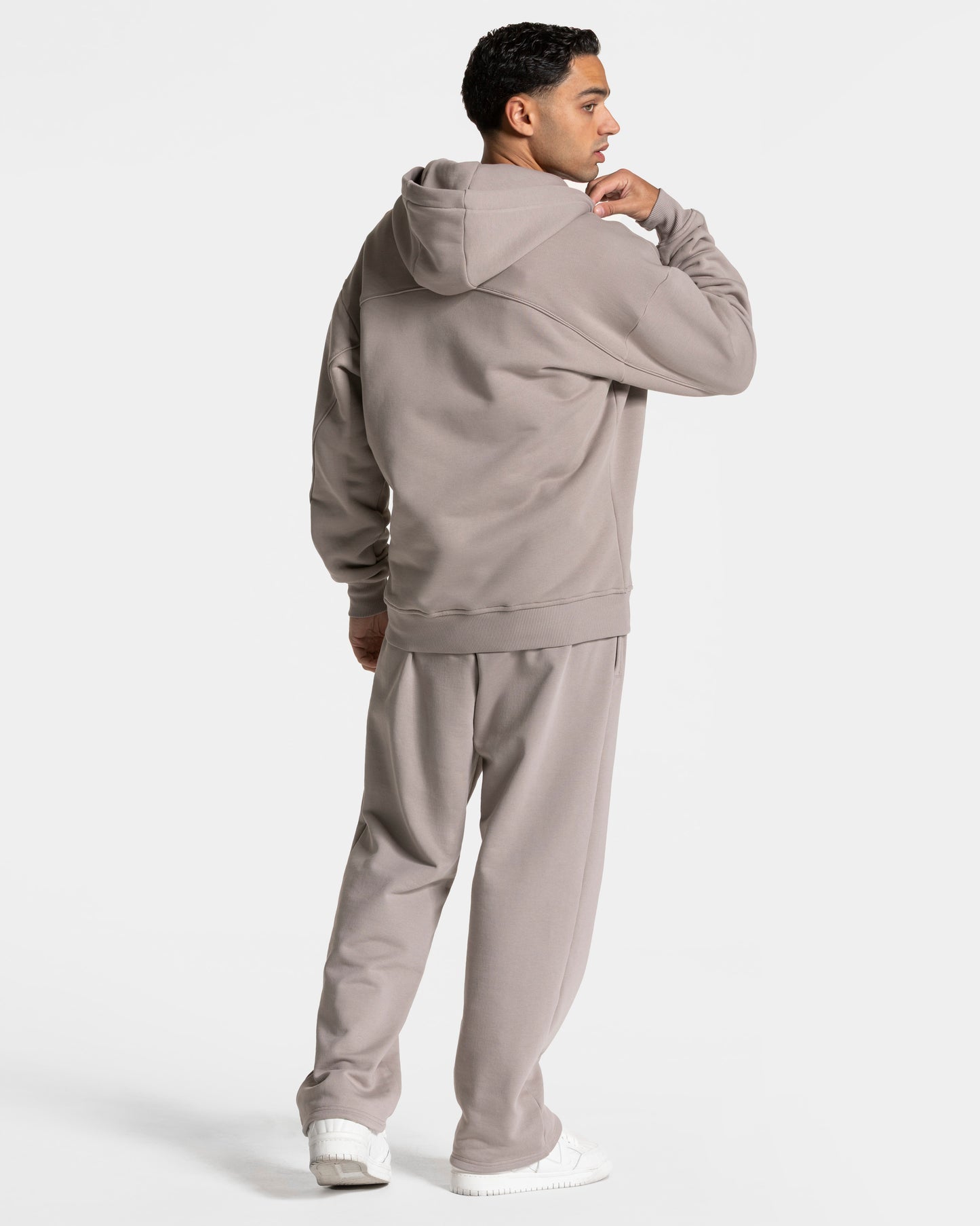 Contrastline Straight Leg Joggers ‘Stone’