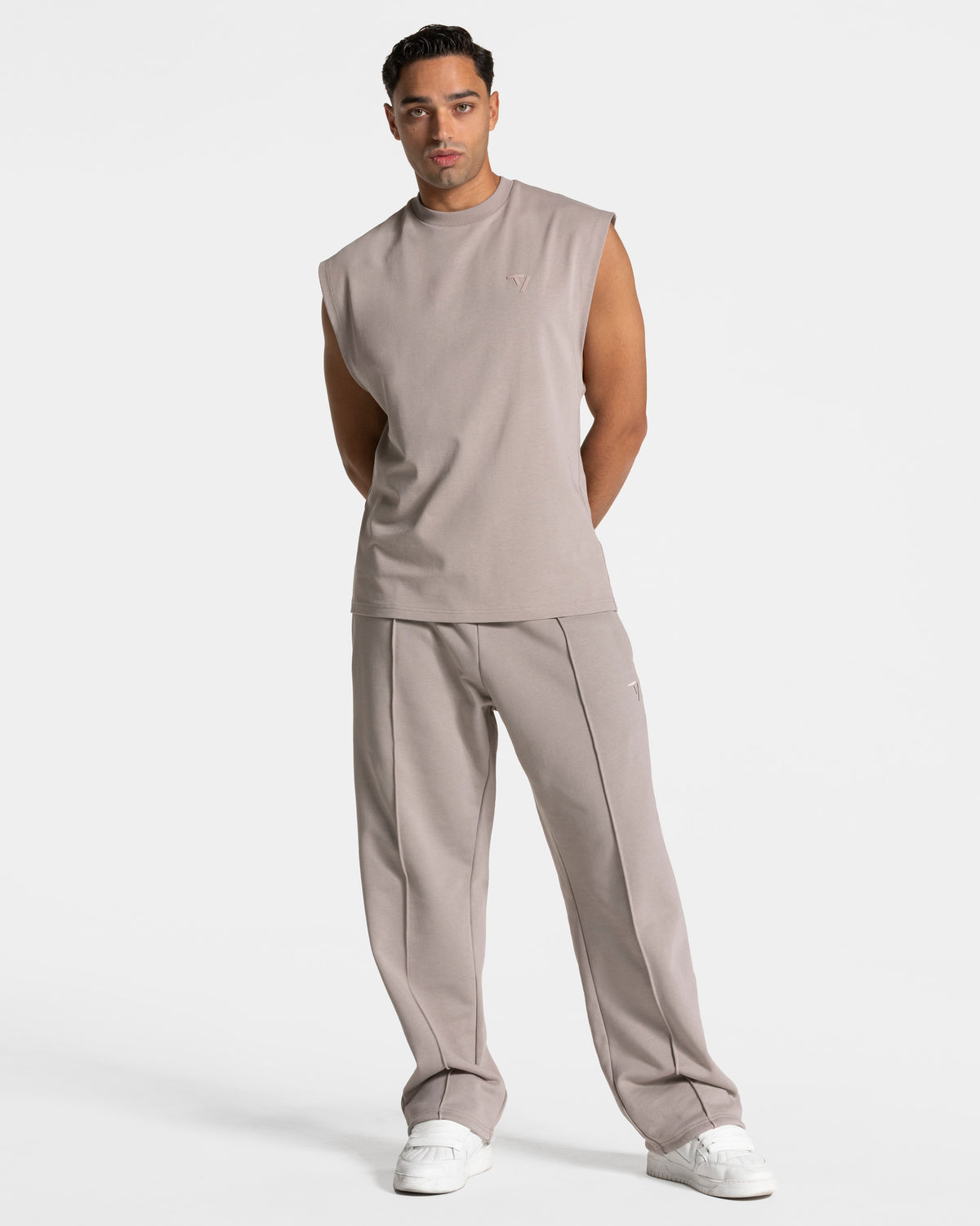 Contrastline Oversized Tank ‘Stone’