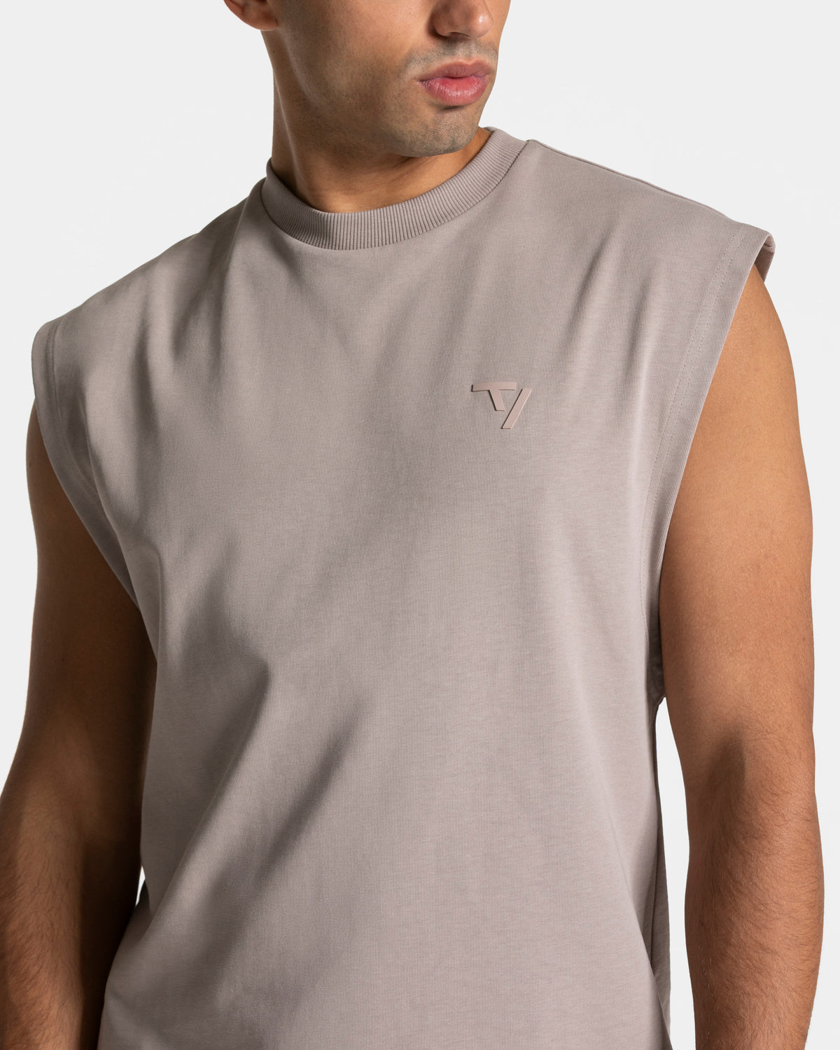 Contrastline Oversized Tank ‘Stone’