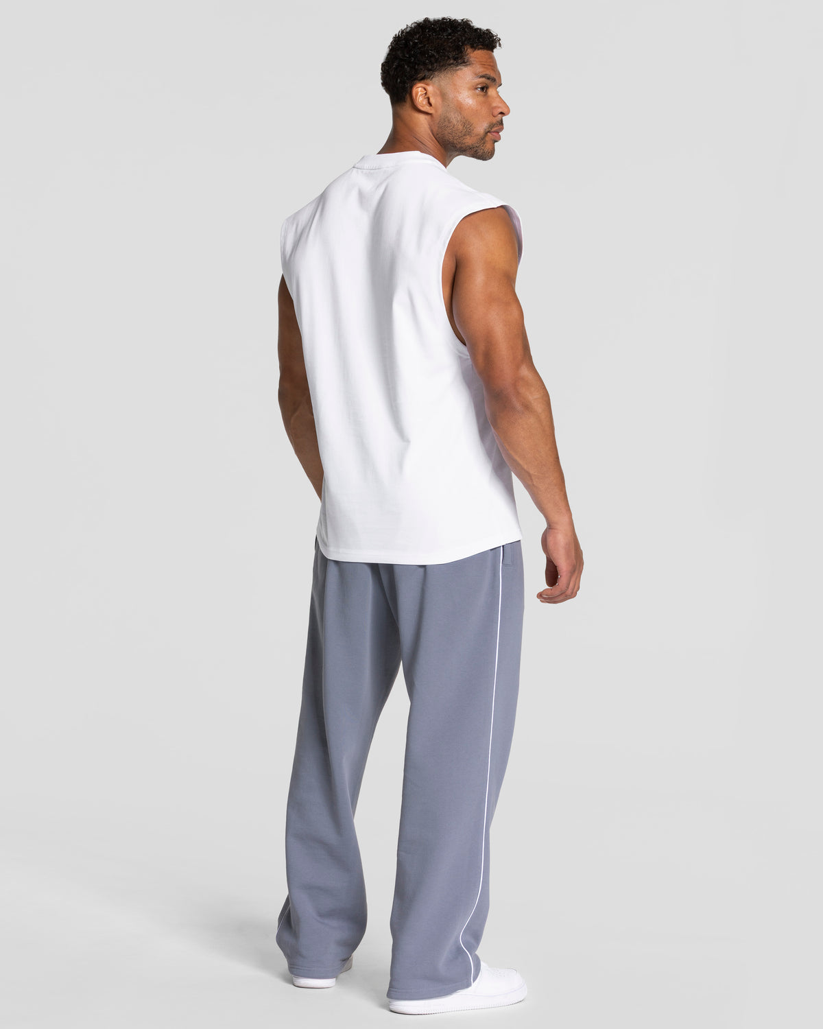 Contrastline Oversized Tank ‘White’