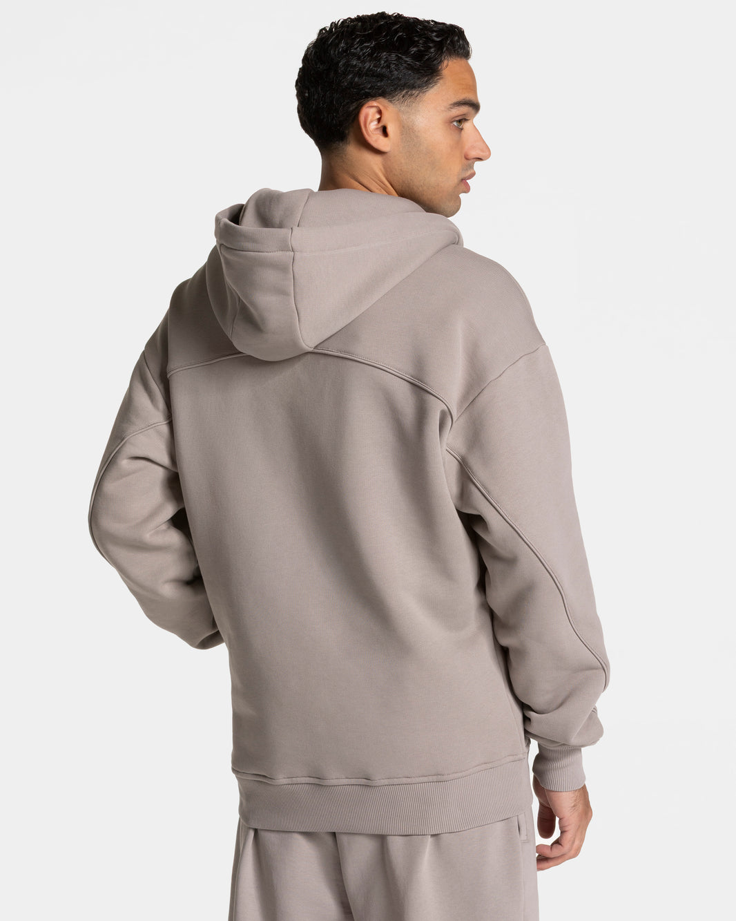 Contrastline Zip Jacket ‘Stone’