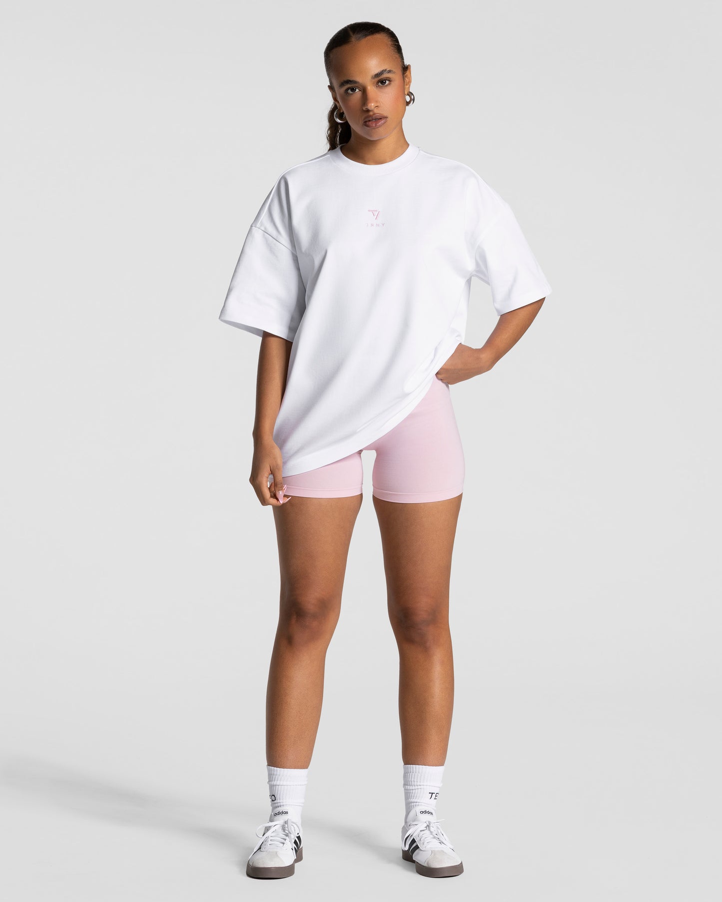 T-shirt oversize Journey “Bianco”