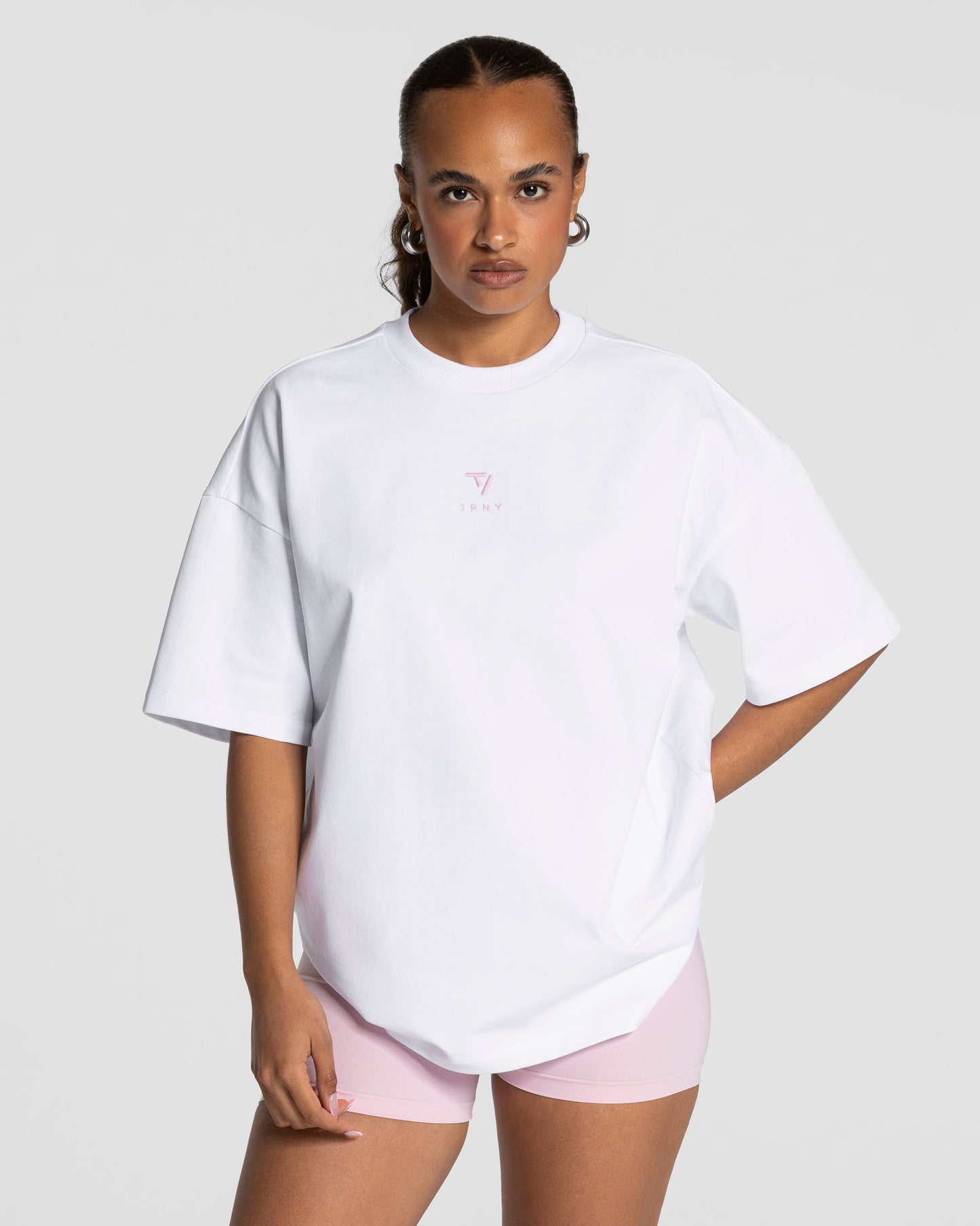 T-shirt oversize Journey “Bianco”