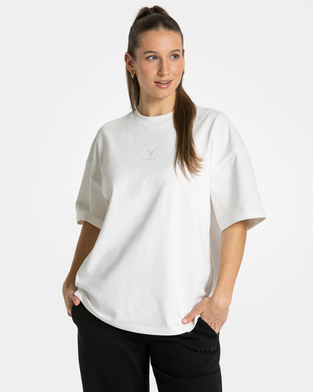 T-shirt Journey Oversized „Off white”