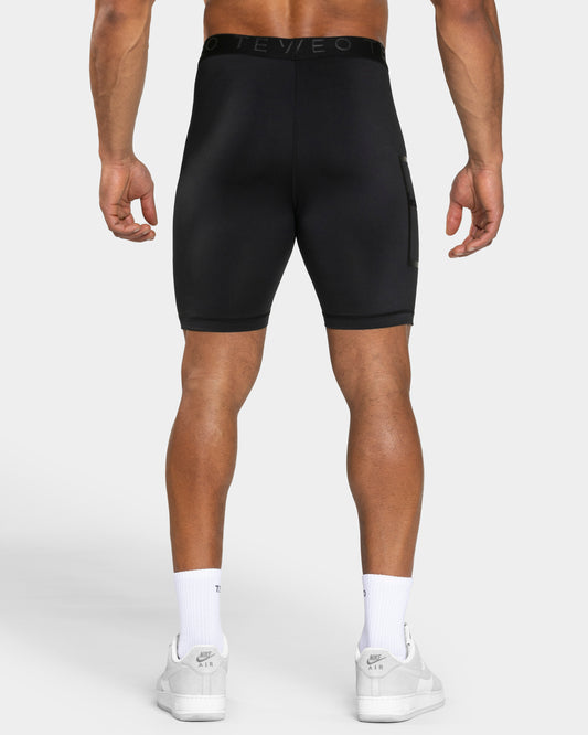 Pace Compression Half-Tights ‘Black’