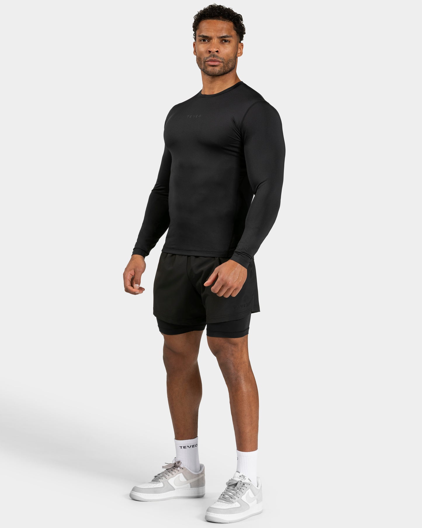 Haut à manches longues Pace Compression « noir »