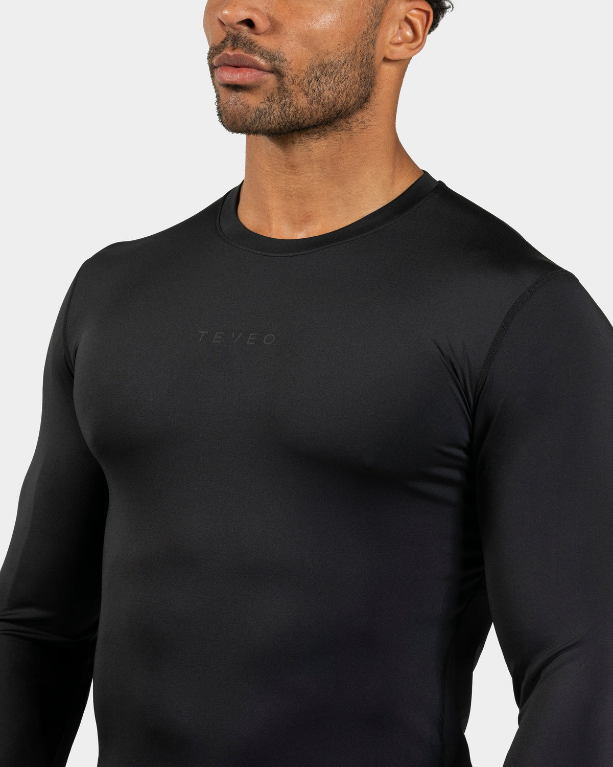 Koszulka z długim rękawem Pace Compression „Czarny”