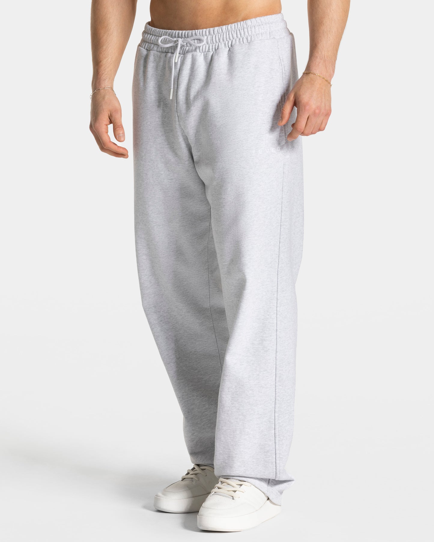 Pantalon de jogging oversize RI’VAIV hommes « gris clair »