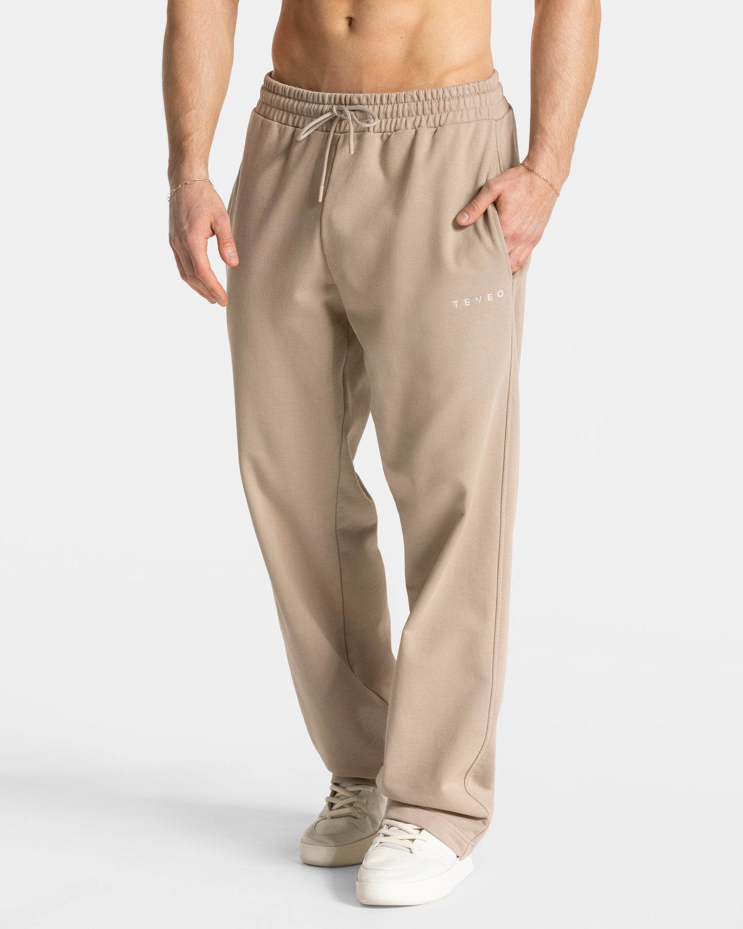 Pantalon de jogging oversize RI’VAIV hommes « taupe »