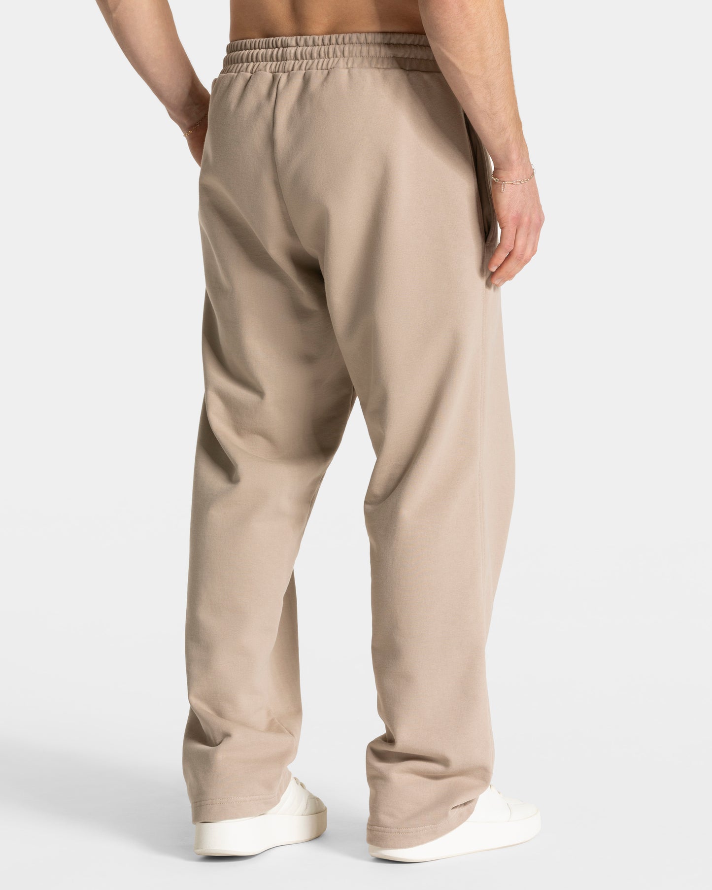 Pantalon de jogging oversize RI’VAIV hommes « taupe »