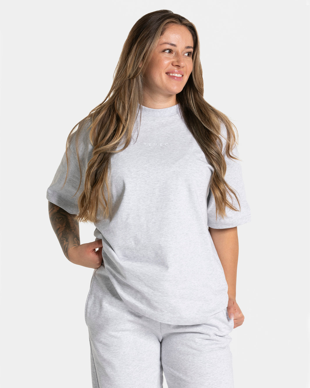 RI’VAIV Oversized T-Shirt “Light Grey”