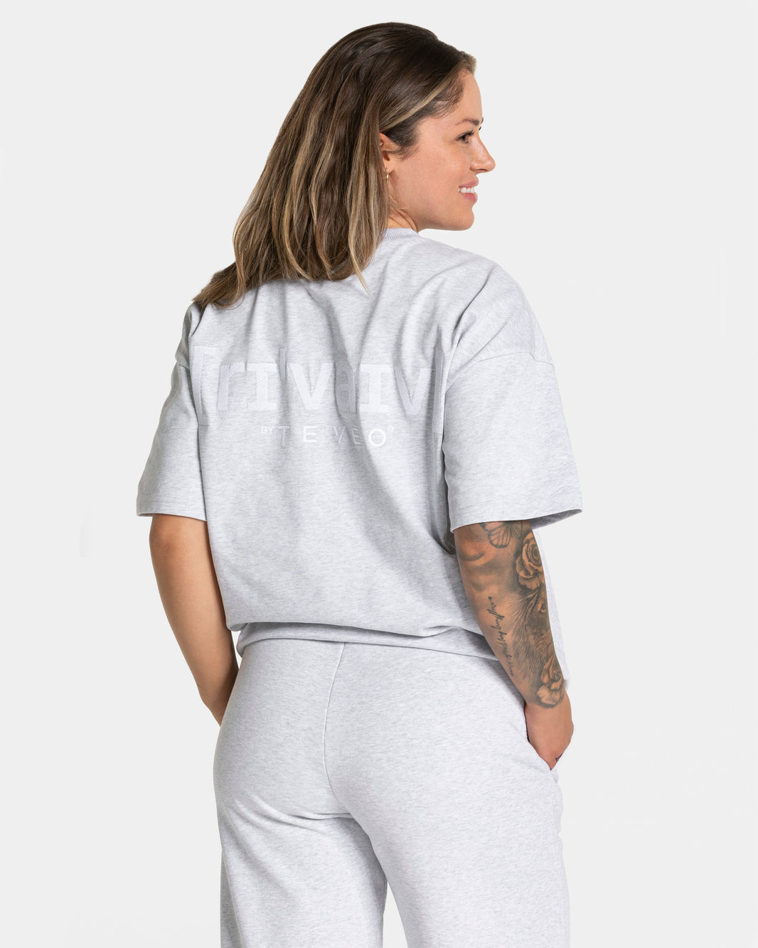 RI’VAIV Oversized T-Shirt “Light Grey”