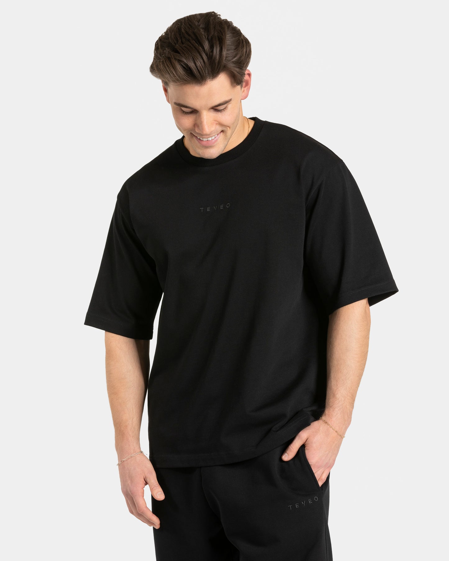 T-shirt oversize RI’VAIV hommes « noir »