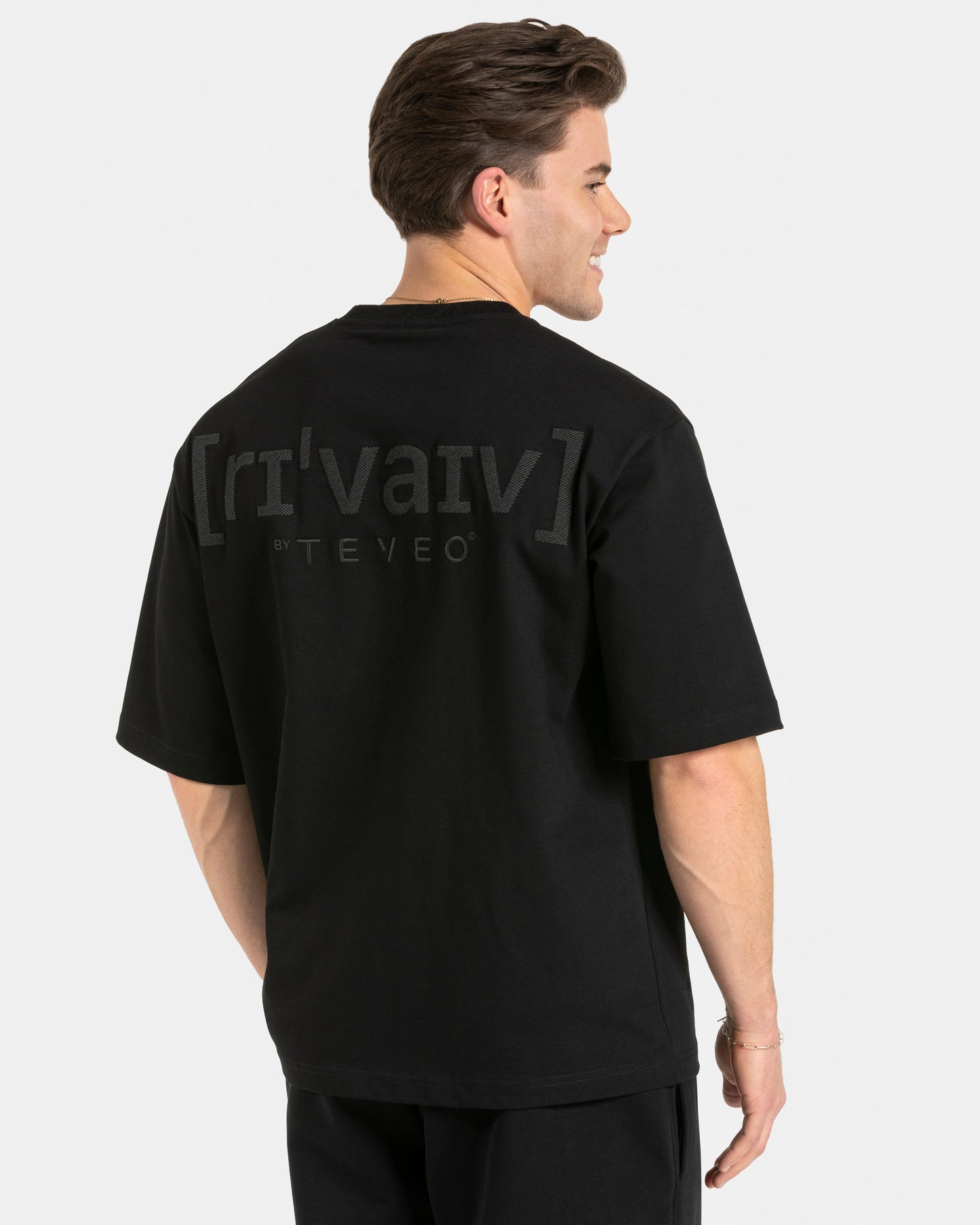 T-shirt oversize RI’VAIV hommes « noir »