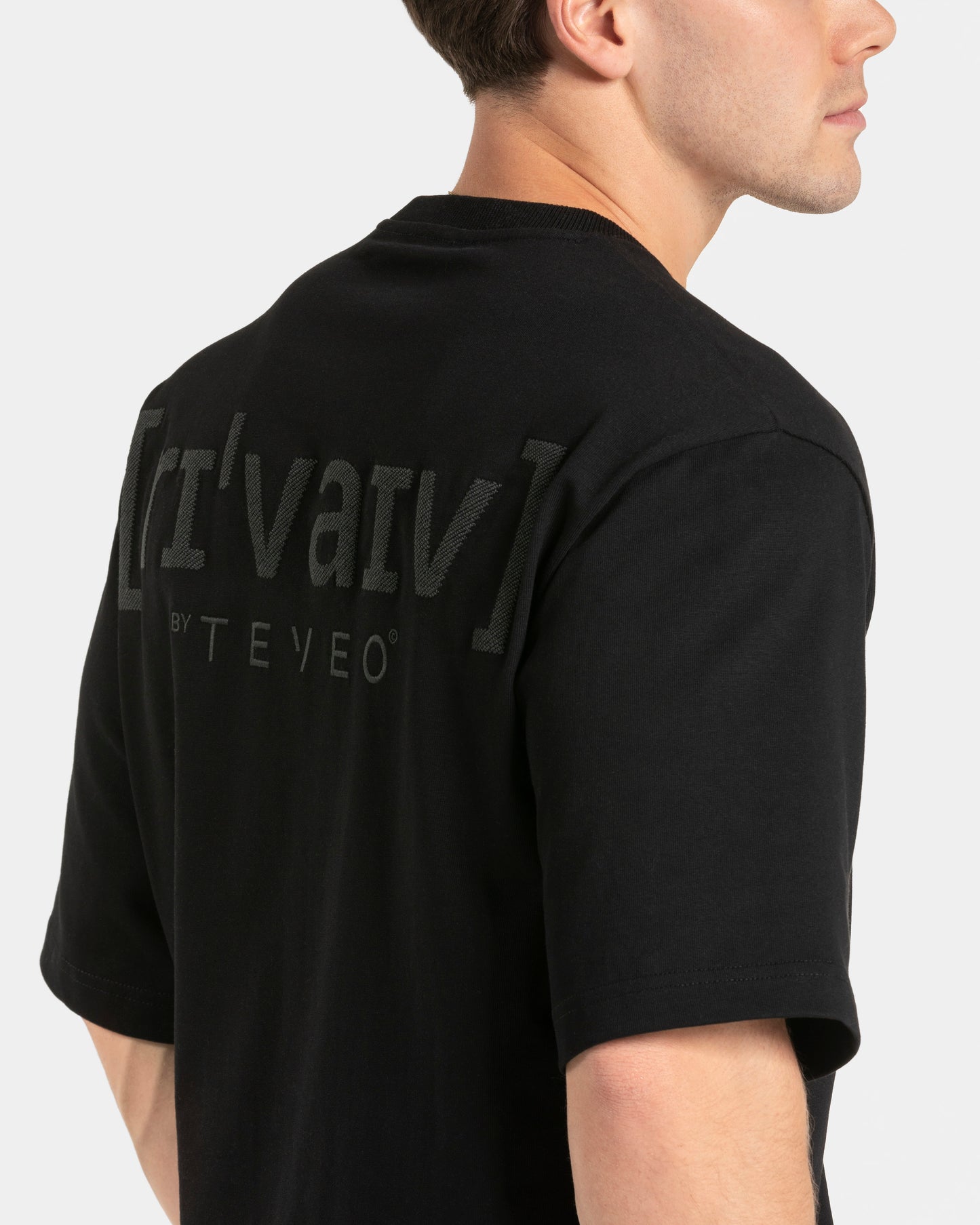 T-shirt oversize RI’VAIV hommes « noir »