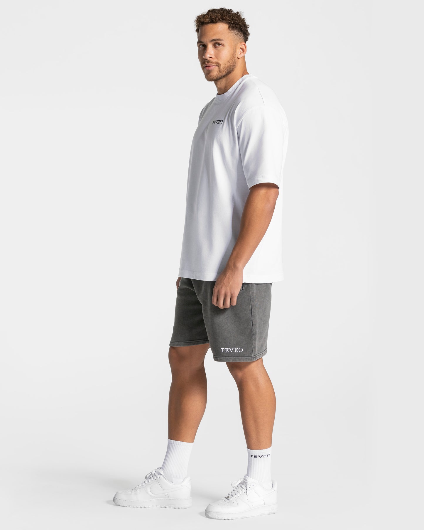 Calcetines Teveo Tennis para hombre (pack de dos) «blanco»