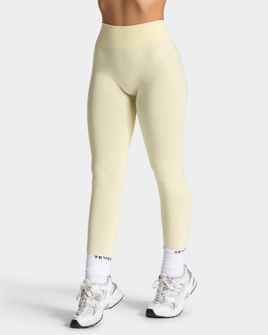 Timeless Pro Covert Scrunch Leggings ‘Butter Yellow’