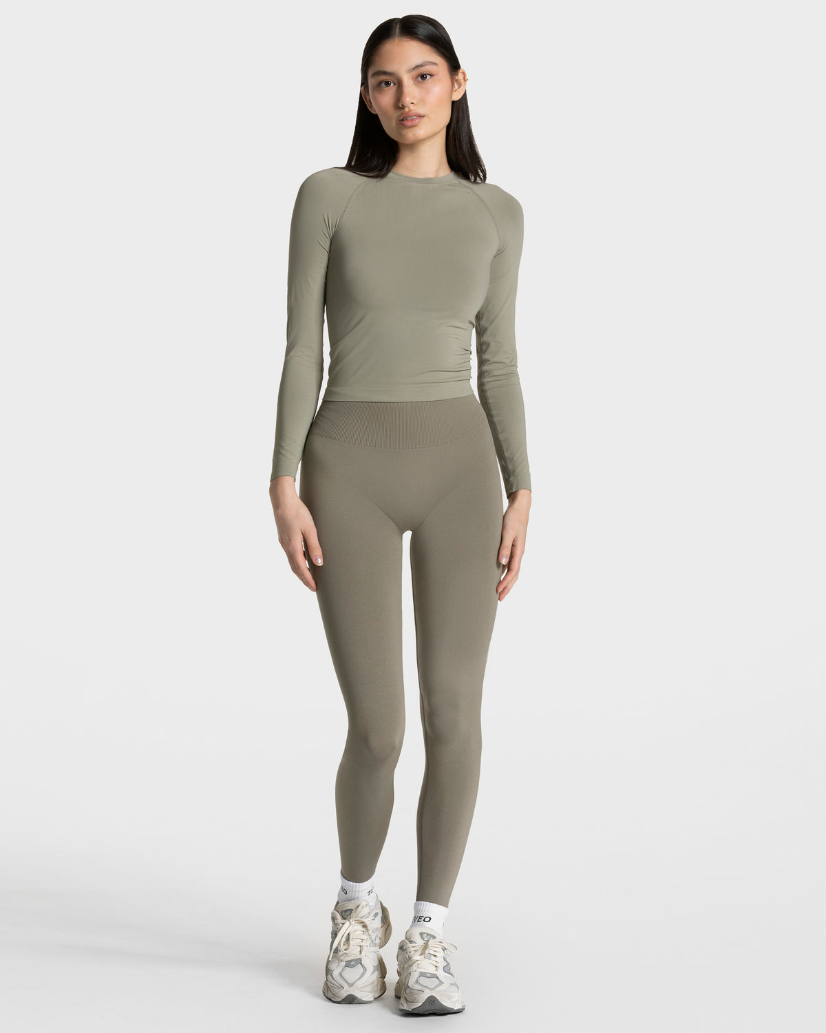 Legginsy Timeless Pro Covert Scrunch „Khaki”