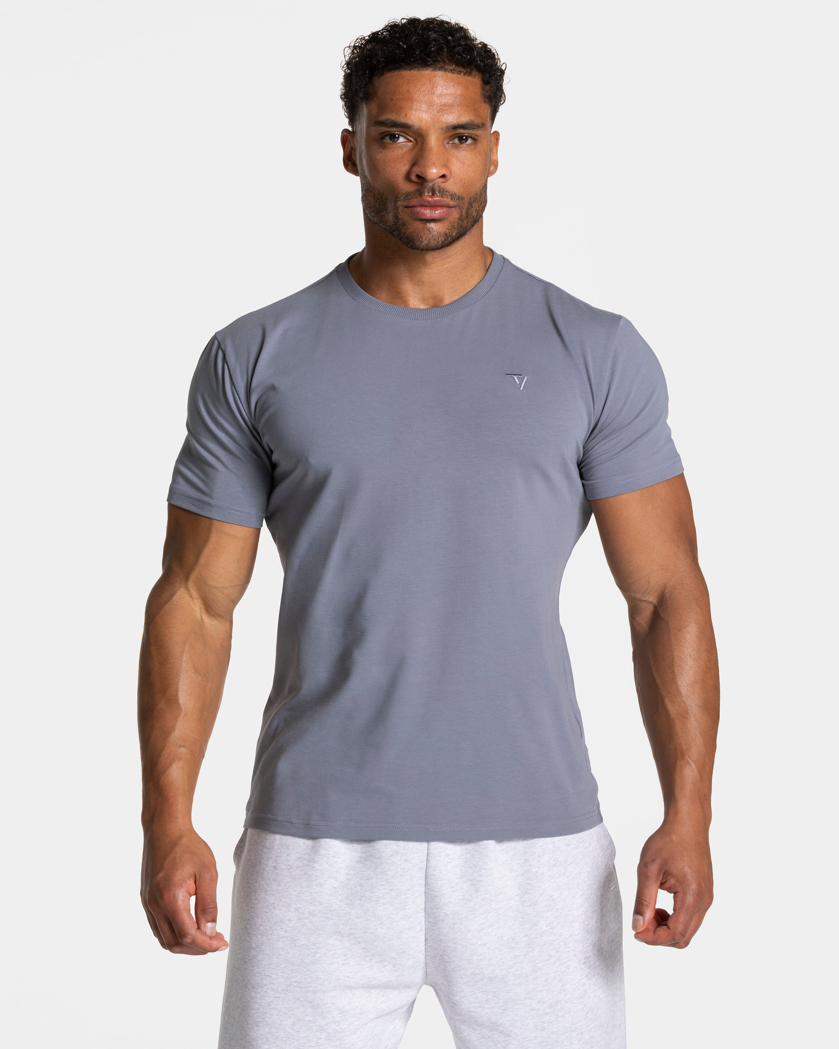 Timeless Pro Fitted T-Shirt 'Ice Grey'