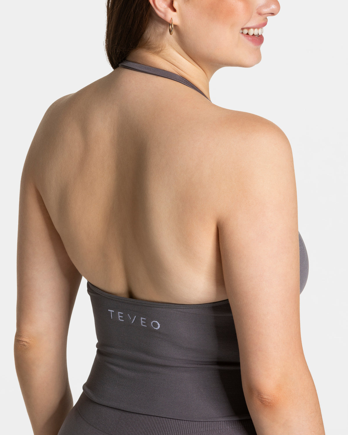 Timeless Pro Halterneck Top ‘Graphite’
