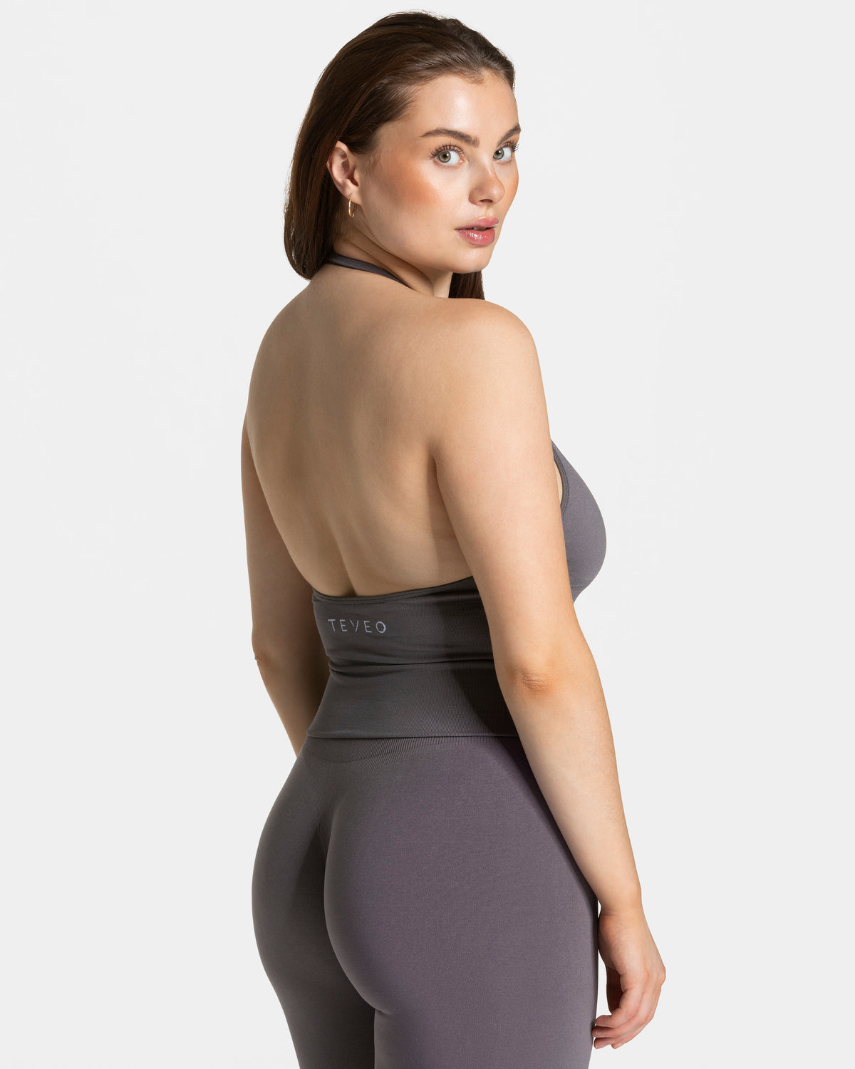 Timeless Pro Halterneck Top ‘Graphite’