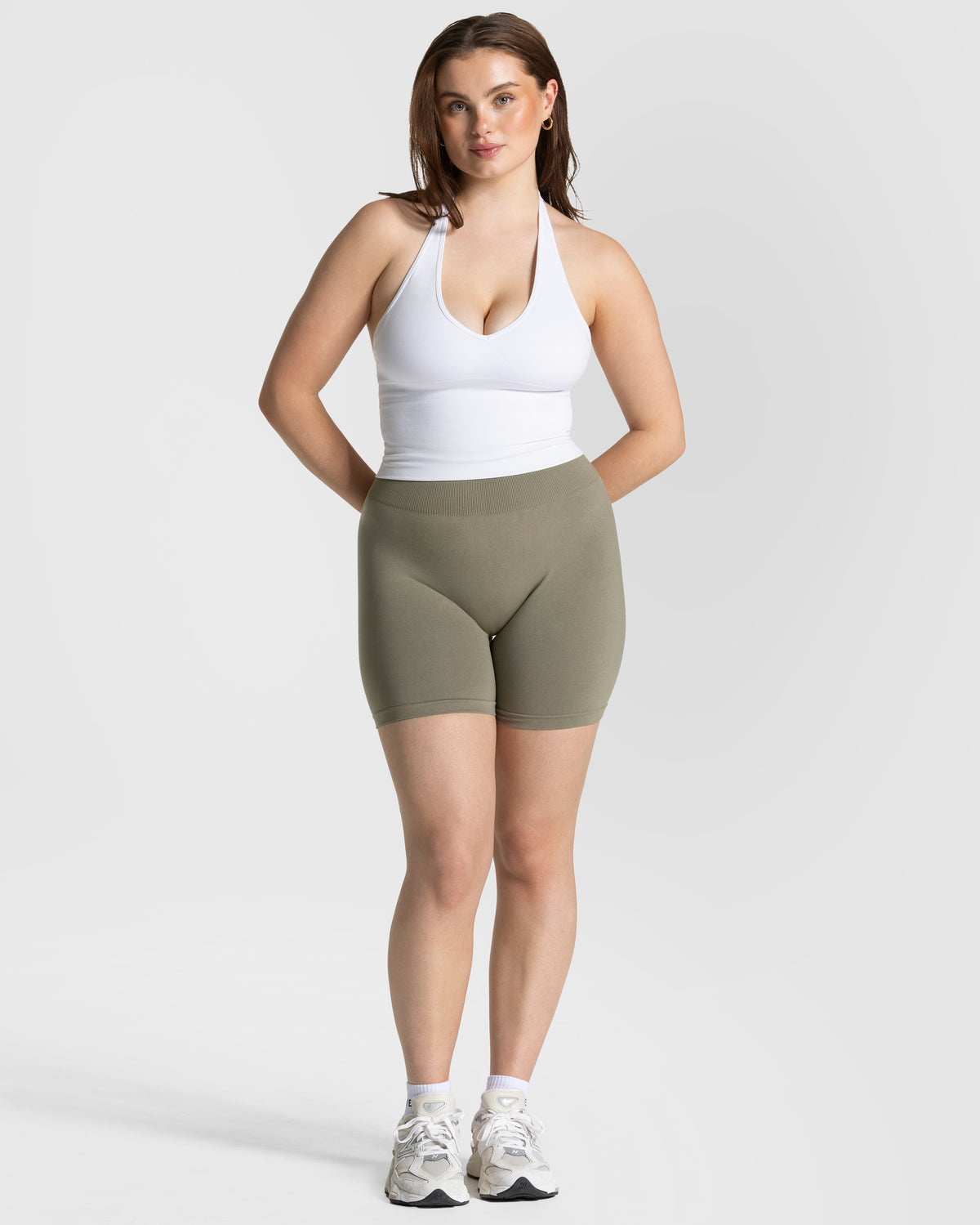 Timeless Pro Halterneck Top ‘White’