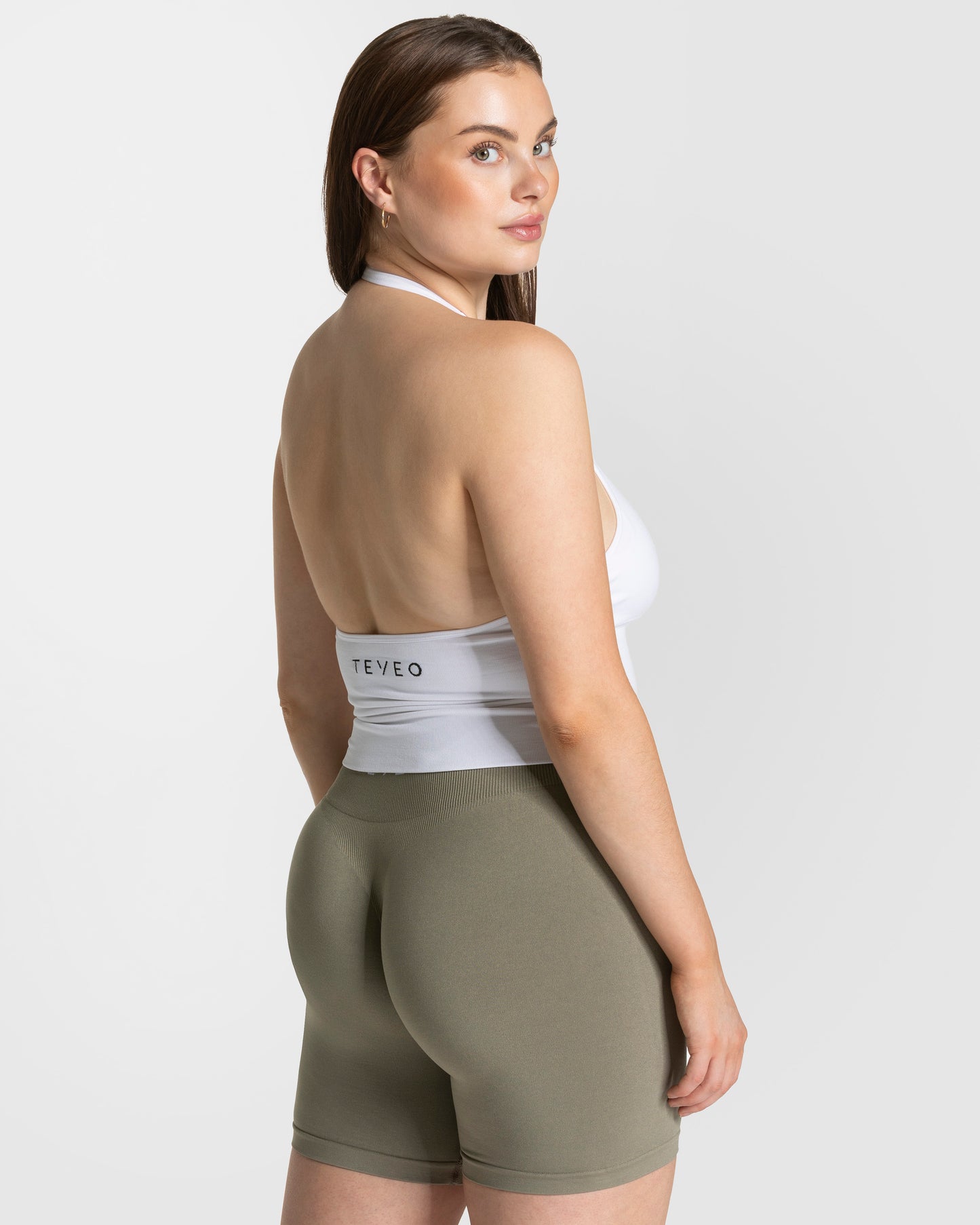 Timeless Pro Halterneck Top ‘White’
