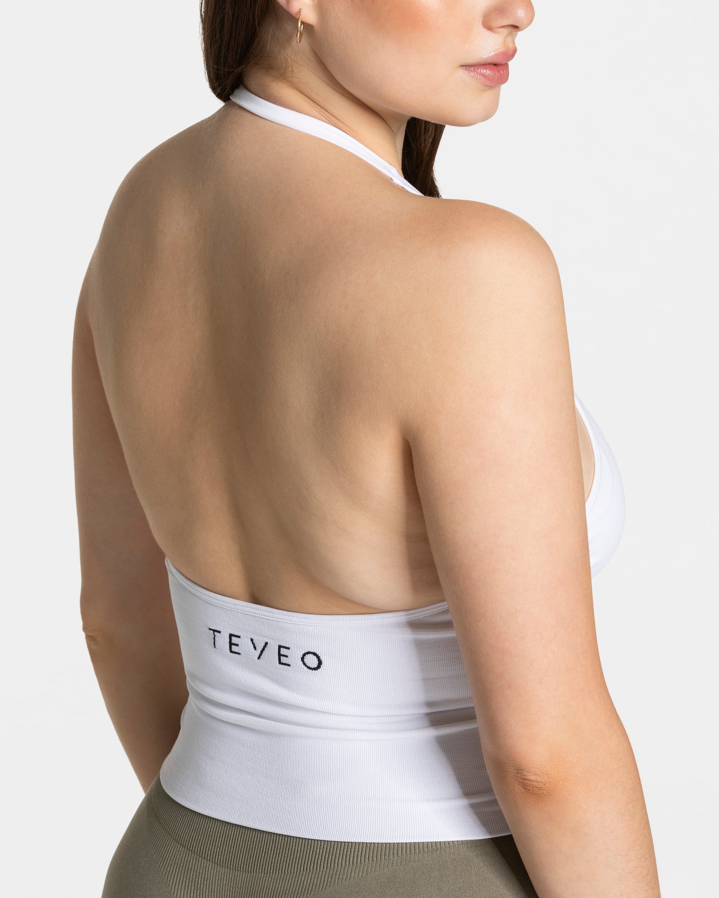 Timeless Pro Halterneck Top ‘White’