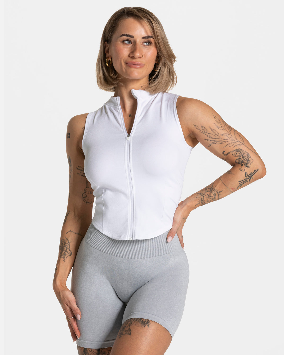 Timeless Pro Zip Tank ‘White’