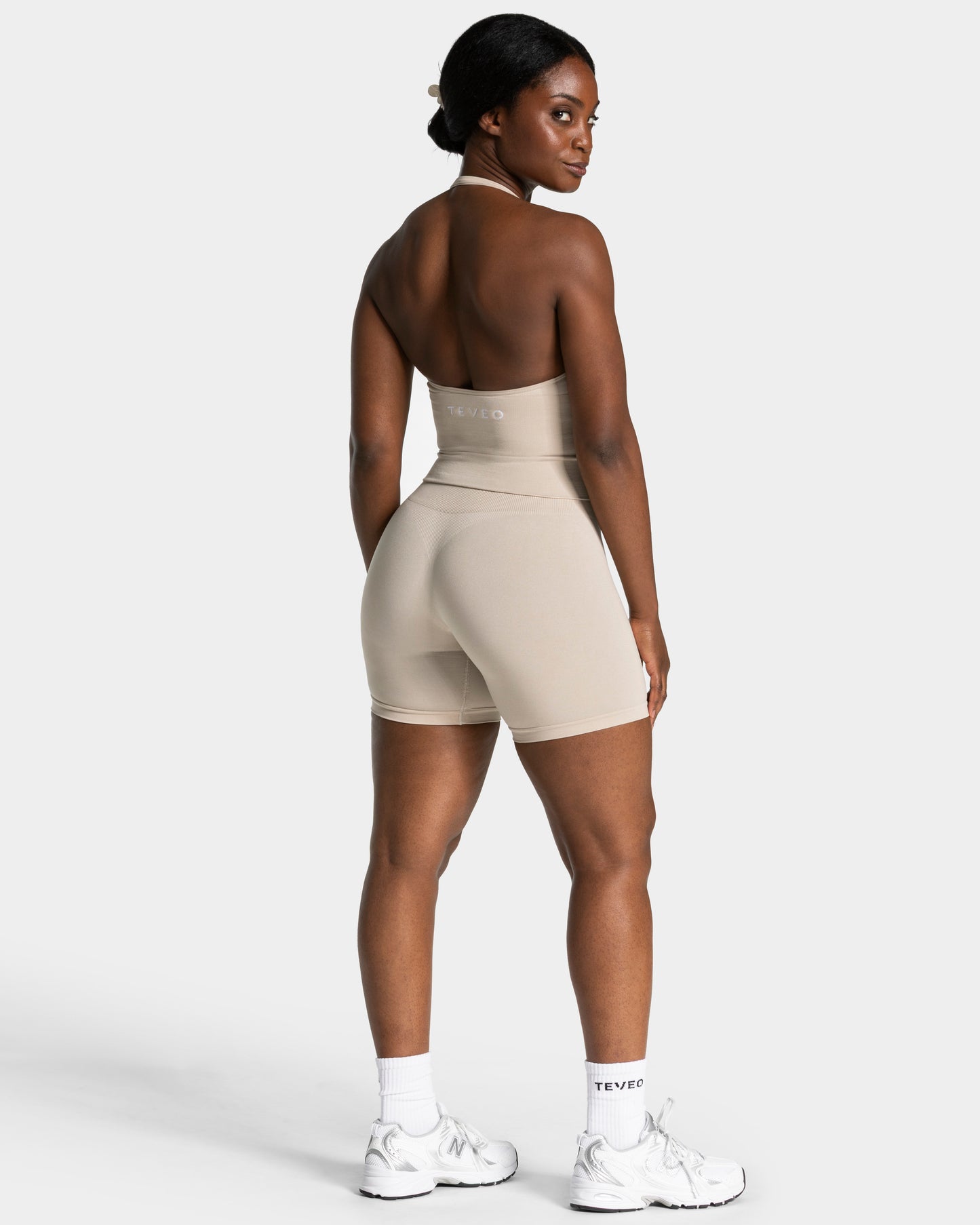 Timeless Pro Halterneck Top ‘Cream’