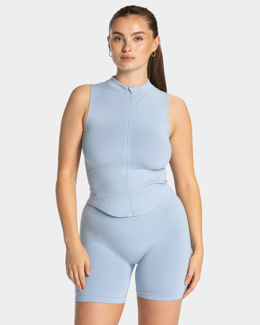 Timeless Pro Zip Tank "Babyblau"