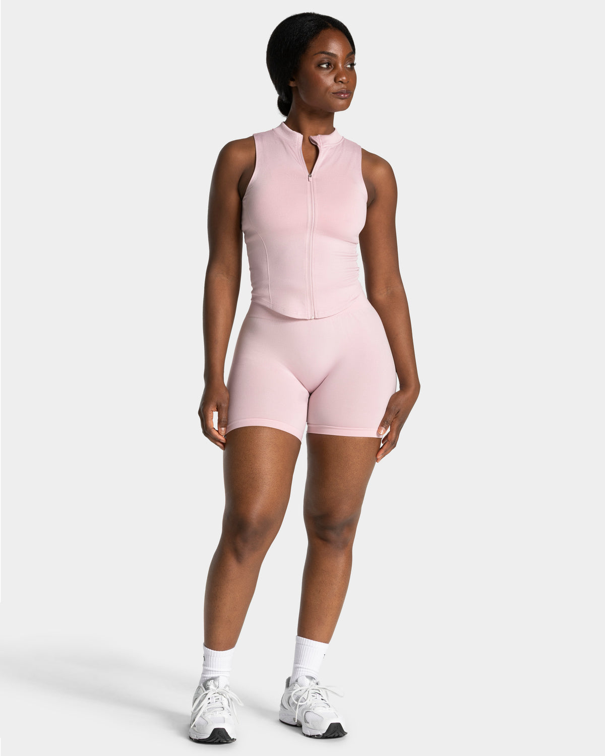 Camiseta sin mangas con cremallera Timeless Pro «rosado»