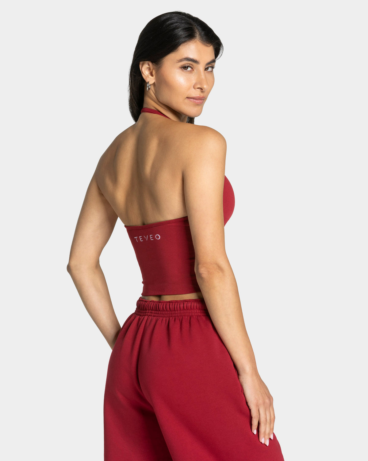 Timeless Pro Halterneck Top ‘Cherry’