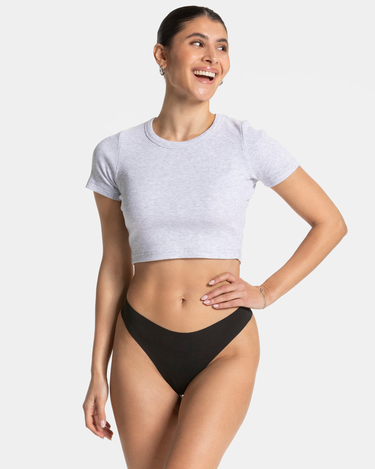 Seamless Padded Thong (5-Pack) ‘Black’