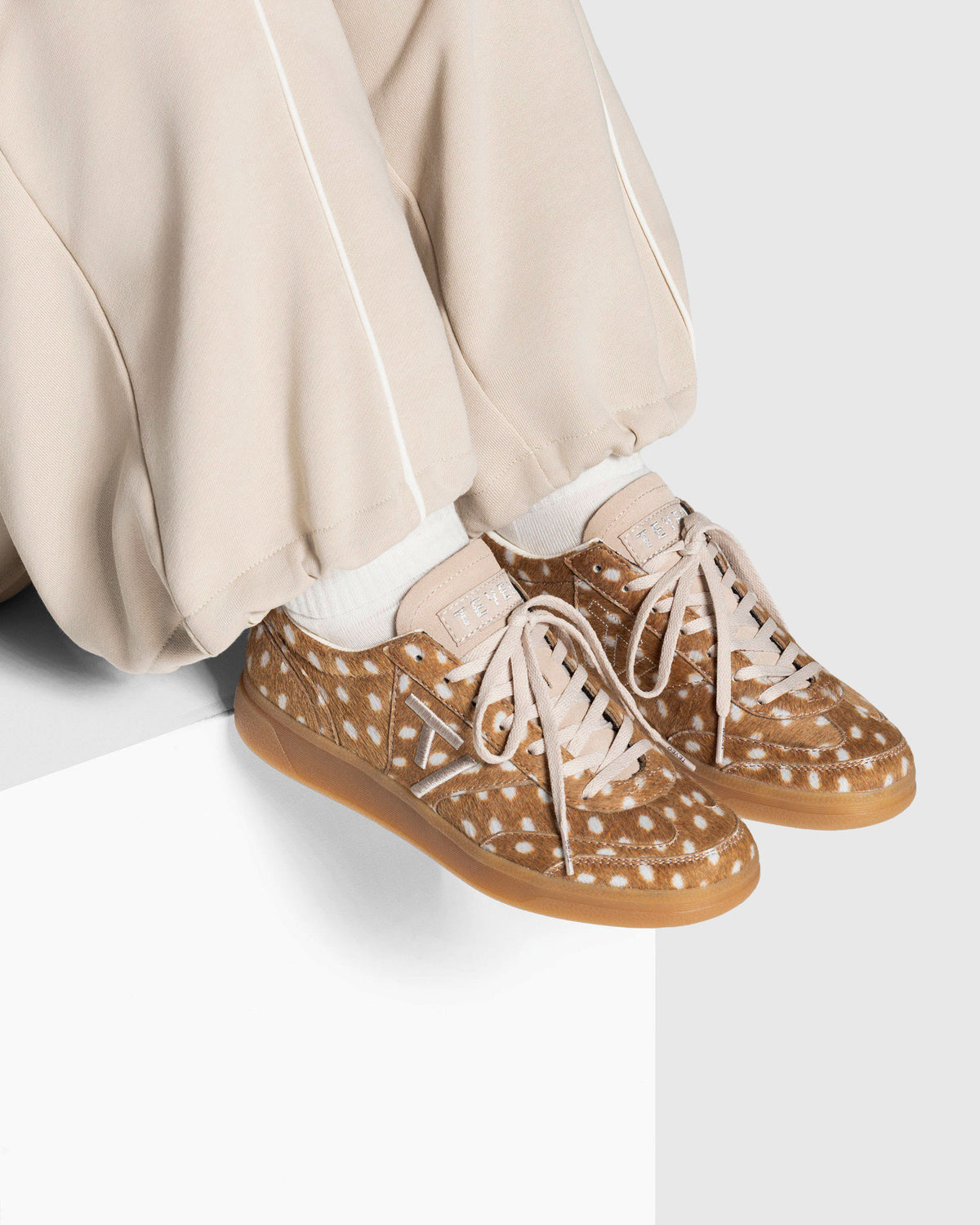 Classic Sneaker Donna "Bambidots Chestnut"